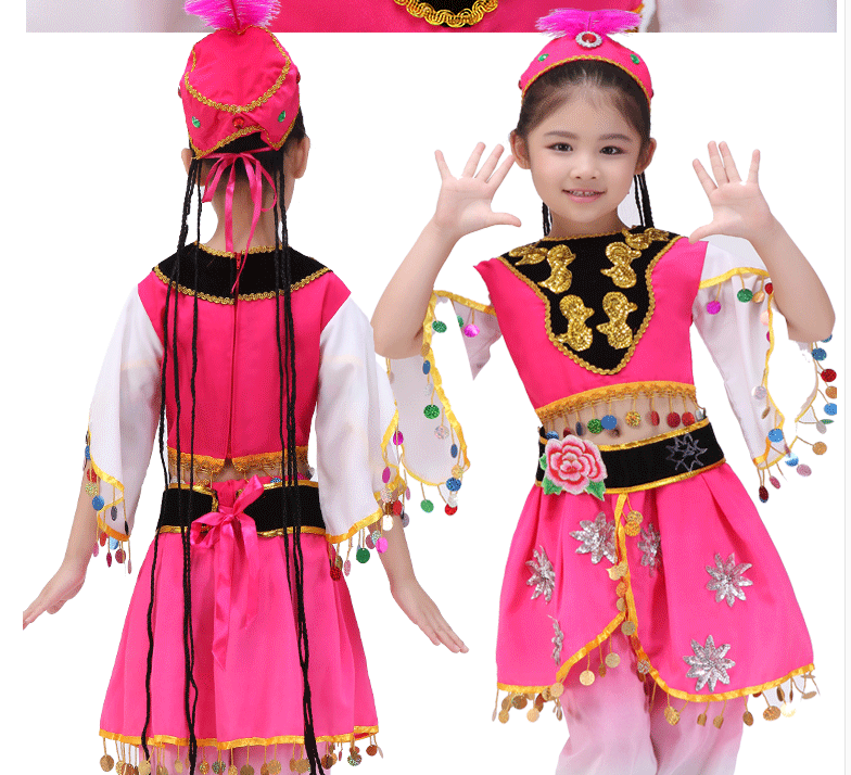 儿童民族服新疆服装出租